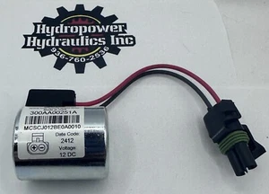 300AA00251A, MSCJ012BE0A0010, Danfoss, Eaton, Vickers, 12 voltios, bobina de solenoide - Imagen 1 de 1