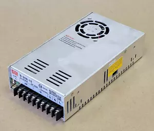 MW MEAN WELL SWITCHING POWER SUPPLY S-350-15, 100-120VAC/6.5A 200-240VAC/4.0A, A - Picture 1 of 7