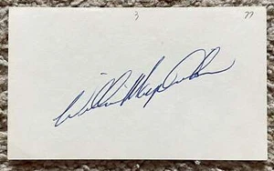 Willie Mays Aikens signed card - Royals Angels debut 1977 - Picture 1 of 1