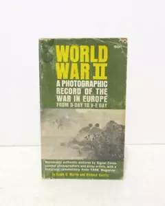 World War II Photographic Record War In Europe From D-Day to V-E Day Gold Medal - Imagen 1 de 6