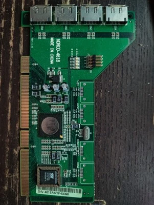 Norco-4618 PCI-X eSATA Raid Controller Sil 3124 SATA Raid vintage server card - Image 1 of 3