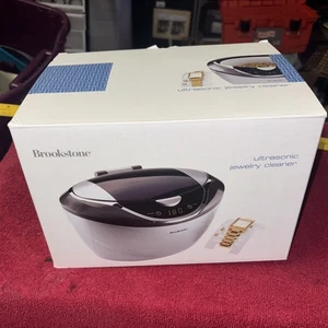 Brand NEW In Box 572545 BROOKSTONE Ultrasonic Jewelry Cleaner - Picture 1 of 6