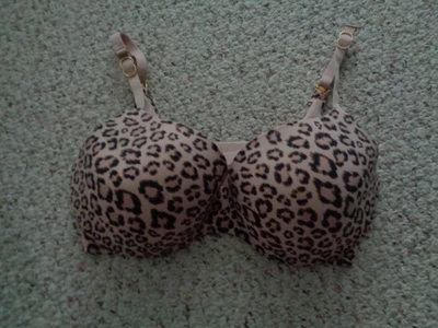 VICTORIA’S SECRET Mujer 34 DDD Keapord Estampado Forrado Demi Sujetador Excelente Foto 1 de 4