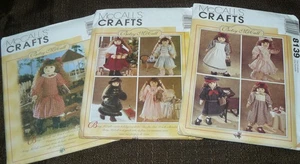 Menge 3 McCalls Handwerk 18" Puppenkleidung und Zubehör Betsy McCall - Bild 1 von 1