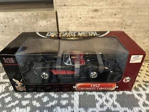 Chevrolet Corvette 1957 Black 1:18 Scale Model Die Cast Maisto New Chevy Spider - Picture 1 of 7
