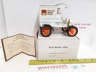 TRUSTWORTHY HARDWARE #2 1905 FORD TRUCK 1986 DIECAST ERTL BANK #9395 - Image 1 of 4
