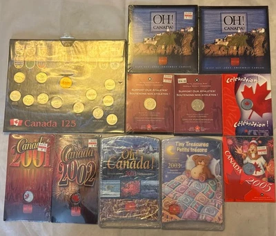 Lot of 11, Royal Canadian Mint Gift Sets, Uncirculated Coin Sets, Ect 2001 -5 - Image 1 of 4