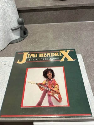 Jimi Hendrix the Singles Album UK Double Vinyl LP (1983) - Image 1 of 4