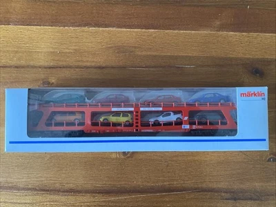 Märklin H0 42342 Autotransportwagen ÖBB mit 8 PKWs OVP&NEUWERTIG - Bild 1 von 4