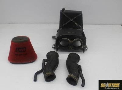 01-05 YAMAHA RAPTOR  YFM660 AIRBOX AIR INTAKE FILTER BOX W UNIT AIR FILTERS - Image 1 of 4