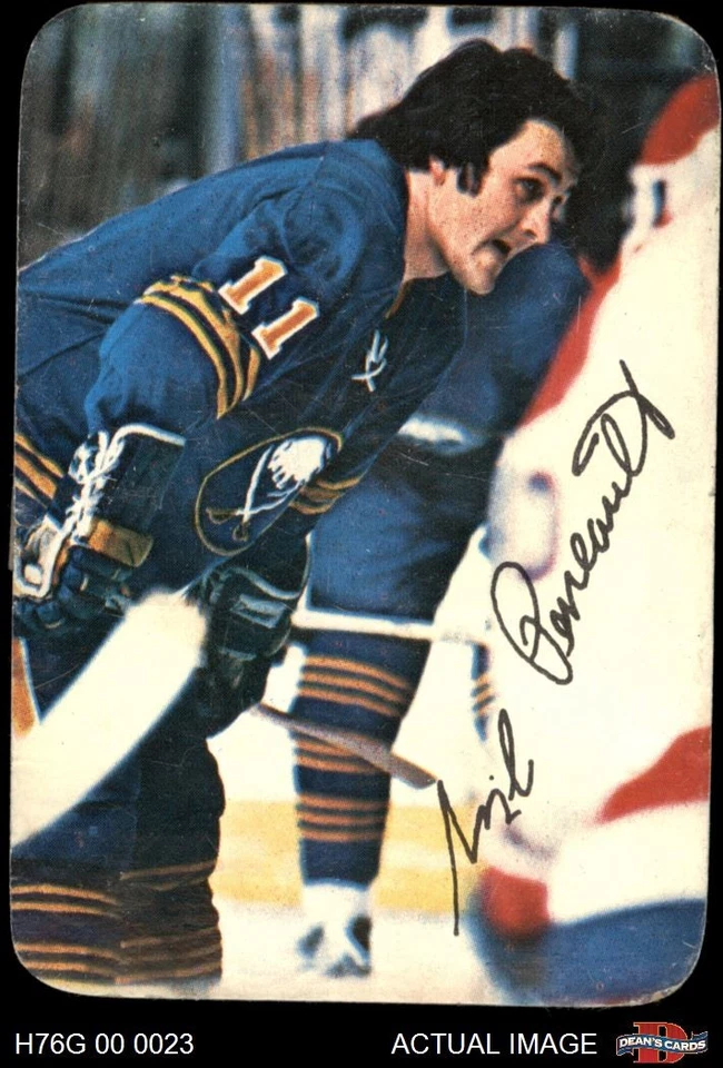 1976 Topps Glossy #9 Gilbert Perreault Sabres HOF 2 - GOOD - Image 1 of 1