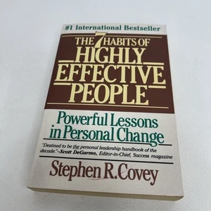 Les 7 habitudes des gens très efficaces par Stephen R Covey 1989 broché - Photo 1/6