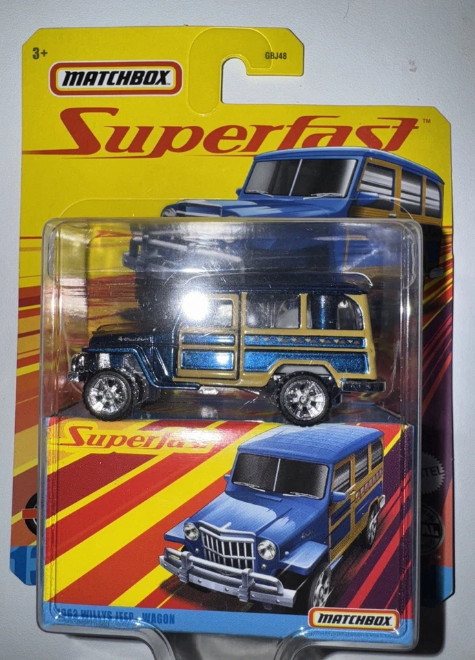Matchbox•Superfast 2021 Best Of Series 62 Willys Jeep Wagon Nuevo IP 1:64 Diecast Foto 1 de 4