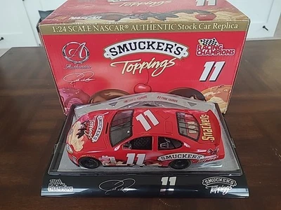 Auténtico Stock Car Nascar Brett Bodine Racing Smucker's Toppings 1/24 Diecast Foto 1 de 4