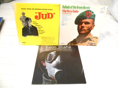 Kent State soundtrack, SSgt Barry Sadler Ballads of the Green Berets, "Jud" LP - Image 1 of 2
