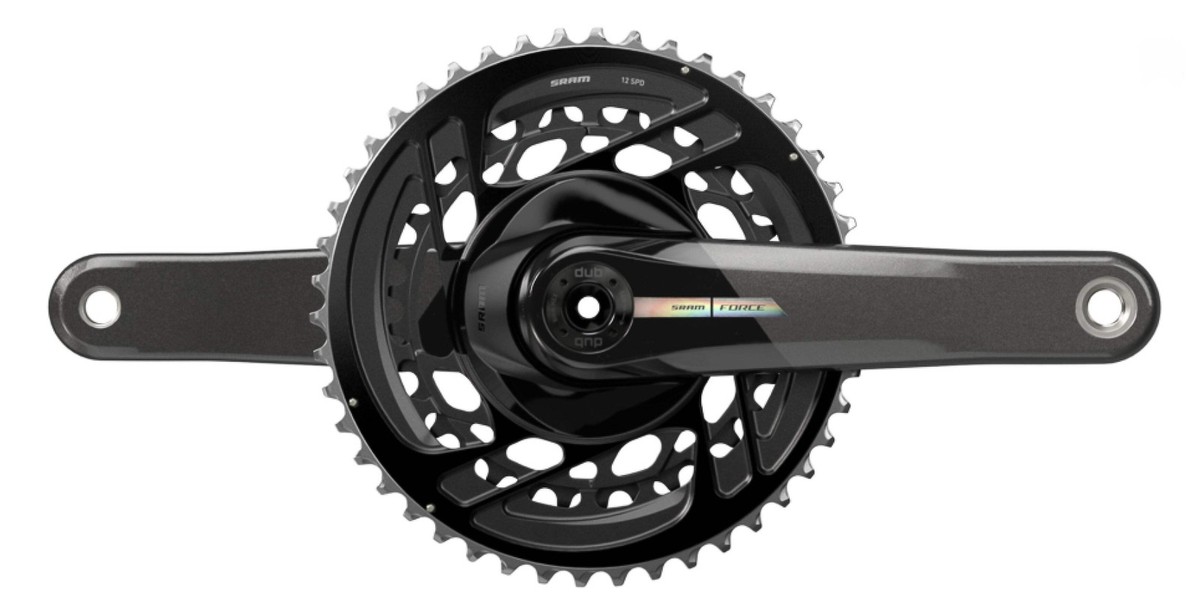パーツ SRAM Force AXS Crank Set 170mm SRAM Force AXS D2 DUB Crank Arm Assembly [00.6118.661.001]