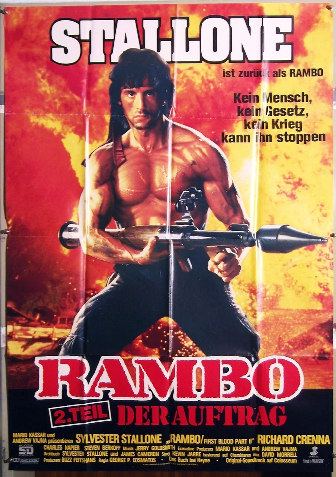 Rambo 2.Teil – Der Auftrag  (A0 hoch) - Bild 1 von 1