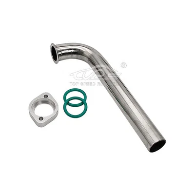 TSRC 90 L Typ Grad Auspuffrohr Für 1/5 HPI Baja RV KM 5B 5T 5SC Rc Autoteile CAR - Bild 1 von 4