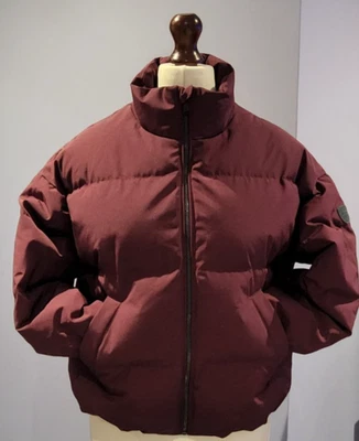 BONPOINT Women's Burgundy Down Insulated Jacket - UK Size 8 - BNWT - Image 1 of 4