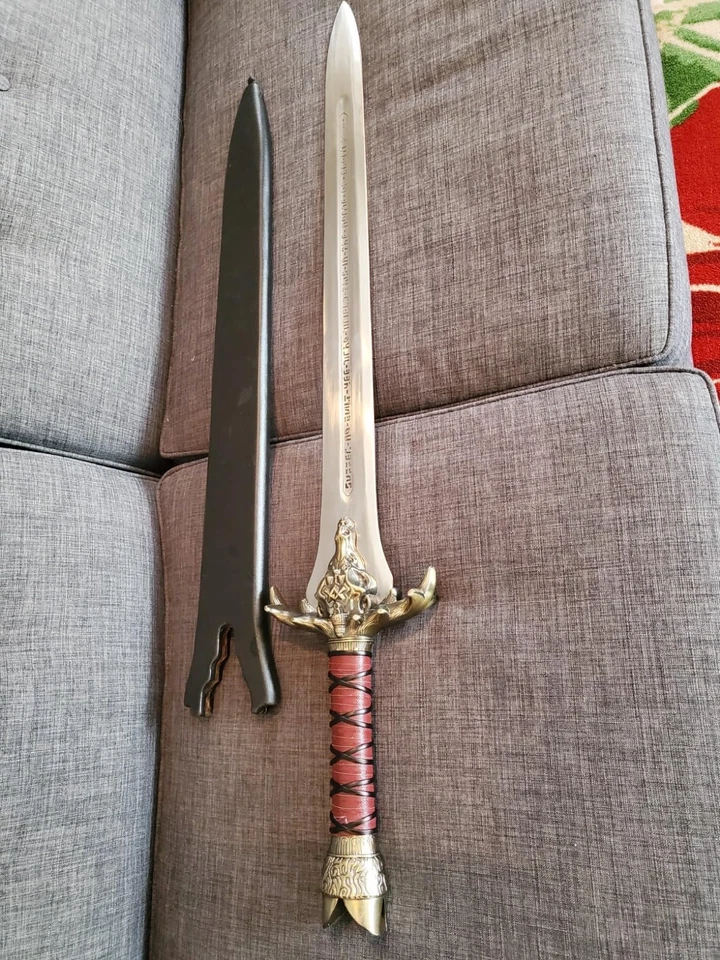 Cuchillos Kidan Conan Espada del Padre Bárbaro - Naranja/Plateado Foto 1 de 3