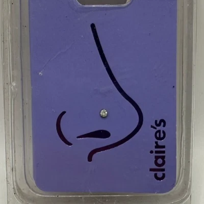 Joyería corporal con tachuelas nariz Claires 20G/0,8 mm Foto 1 de 4
