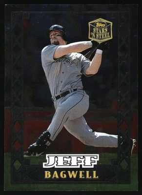 1998 Topps Stars 'n Steel - Jeff Bagwell #43 - Image 1 of 2
