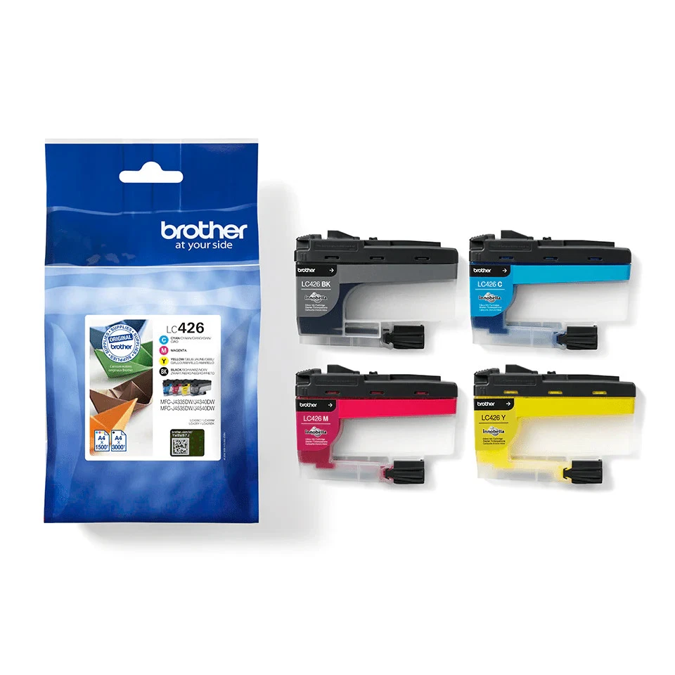 Brother LC426 Multipack cartouche d'encre CMYK authentique (TVA incluse) - Photo 1/1