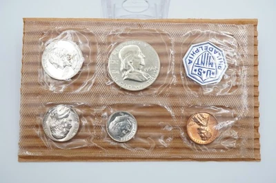 United States Mint 1956 Proof Set Unsealed Envelope - U2469 - Image 1 of 4