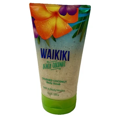 Bath & Body Works WAIKIKI BEACH COCONUT Crushed Coconut Body Scrub 7.7 oz~Sealed - Image 1 of 4