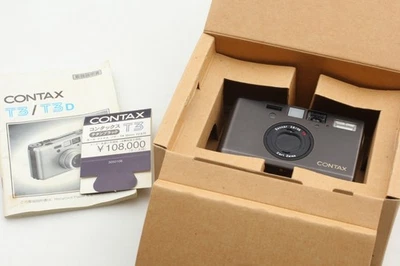 Doppelte Zähne 【Exc + 5 in Box】 Contax T3 Schwarz 35mm Point & Shoot Film... - Bild 1 von 4