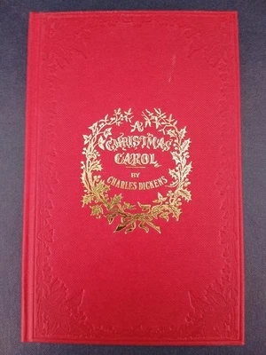 Christmas Carol by Charles Dickens - facsimile of the 1st edition - Image 1 of 4