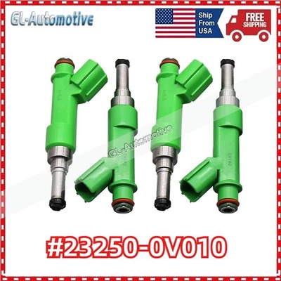 NUEVO (4) INYECTORES DE COMBUSTIBLE PARA TOYOTA CAMRY RAV4 Highlander Venza Avalon 23250-0V010 Foto 1 de 4
