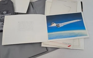 Paquete de vuelo de pasajeros Brittish Airways Concorde 1985 de colección con certificado - Imagen 1 de 9