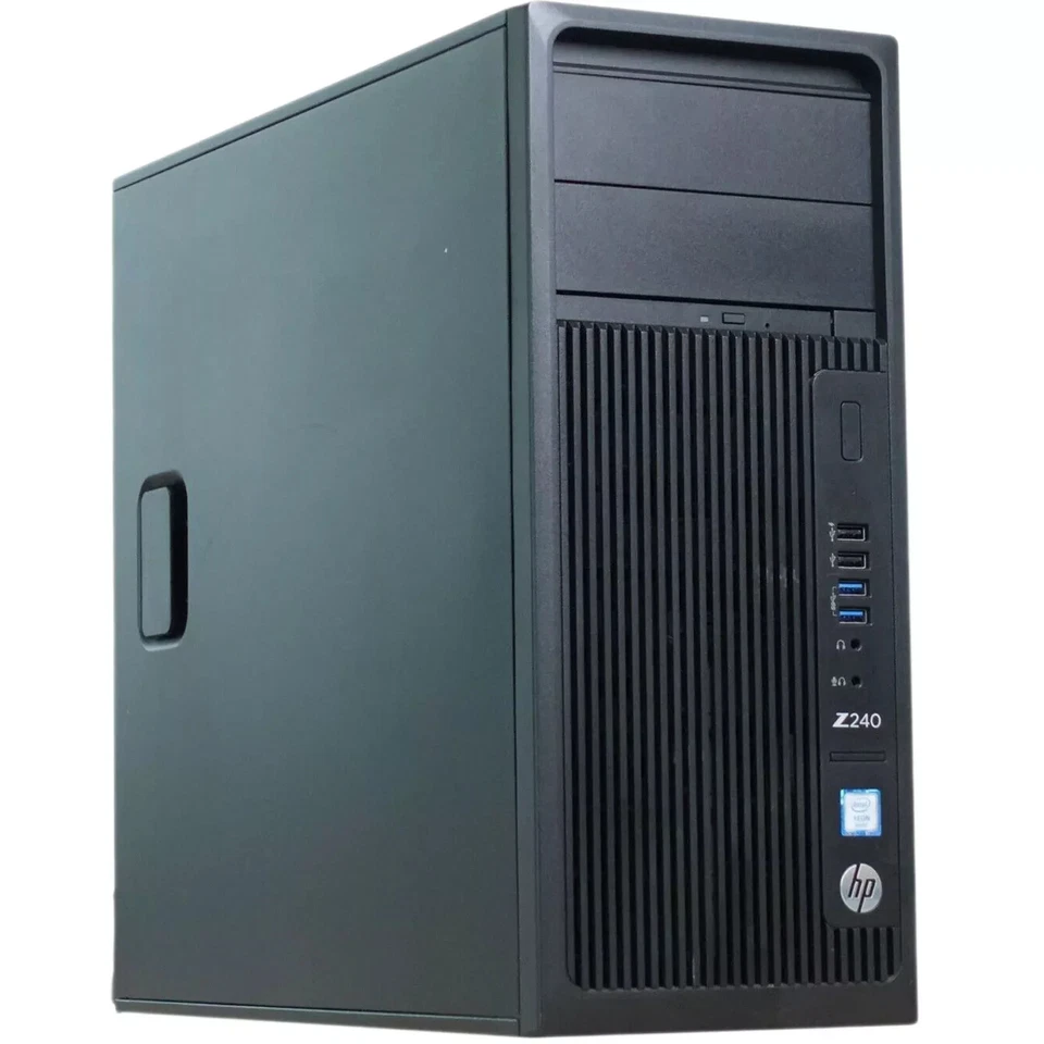 HP WORKSTATION Z240 I7 6700 3,40GHZ 16GB 256GB SSD QUADRO K620 2GB W10 - Immagine 1 di 1