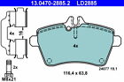Brake Pad Set Disc Brake Ate 130470 28852 Front Axle For Mercedes Benz