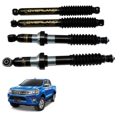 Set Overland Gas Oil Lift 1" Struts Shock Up For Toyota Hilux Revo 15 18 Foto 1 de 4