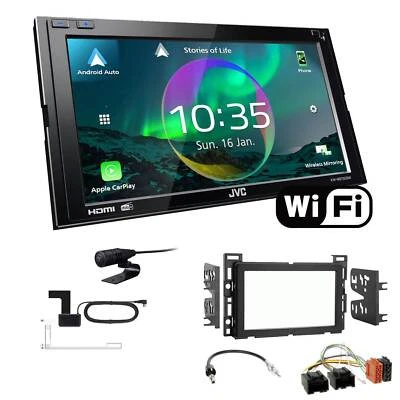 JVC Autoradio WiFi Apple CarPlay Android für Chevrolet Equinox 2005-2006 schwarz - Bild 1 von 4