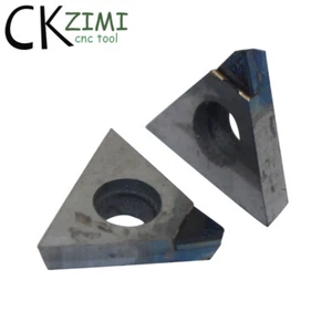 2Pcs TCGT110204 PCD CNC Polycrystalline Diamond Inserts Tools Used For Aluminum - Picture 1 of 4