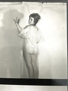 Busty Leggy BURLESQUE DANCER Stripperin VINTAGE PHOTO 8x10 contact sheet 1960’s - Bild 1 von 12