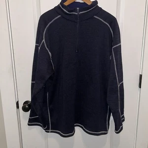 Jackson Hole Outerwear Woman's XL Dark Blue Fleece Pullover - Picture 1 of 8