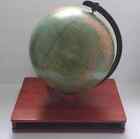Antique Vtg 50s Cram Terrestrial Light Up Globe Lamp Wooden Book Stand FREEUSHIP