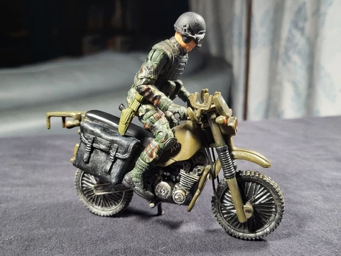 1:18 BBI Blue Box Elite Force U.S Army Ranger & Bike (Motorcycle Action Figure) Cover