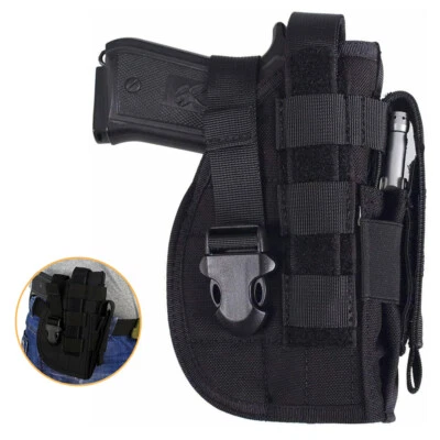 Tactical Molle Right Hand Belt Gun Pouch OWB Pistol Holster Pouch Choose Model - Image 1 of 4