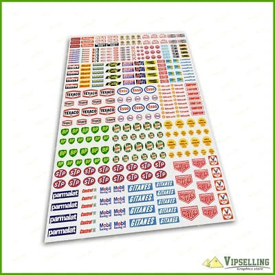 ALEXCYCLES SLOT CAR 1/32nd Scale Race Car Logos & Scenery Stickers Decals Fits SCALEXTRIC