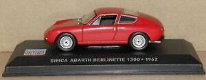 Simca Abarth 1300 Berlinette de 1962 au 1/43