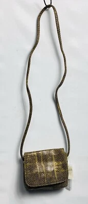 Studio 1010 Cato Faux Snakeskin Small Crossbody Bag NWT  6”x6”x2” - Image 1 of 4