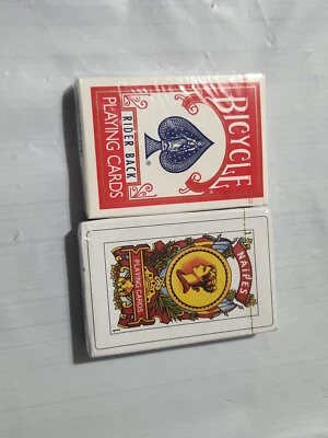 ✅️Tarjetas de Juego Rojo Ciclista 808 Precintadas + Cartas Españolas Gratis Foto 1 de 4