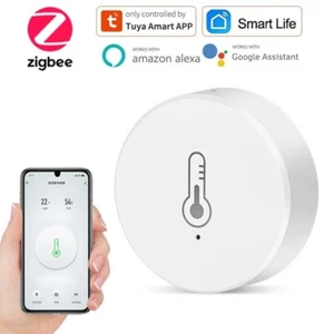 IHSENO Real Time Tuya Smart Life Zigbee Temperature And Humidity Sensor - Picture 1 of 14