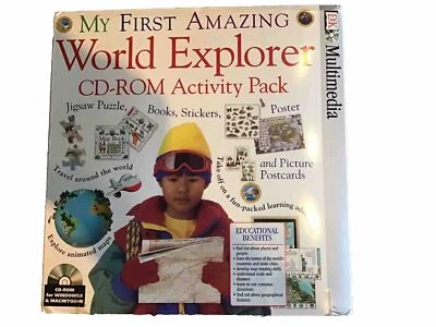 My First Amazing World Explorer Jigsaw Puzzle Travel  CD ROM Activity Pack New - Image 1 of 2