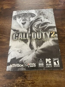 Call of Duty 2: Edición de Coleccionista (Windows PC, 2005) TOTALMENTE NUEVO sellado de fábrica - Imagen 1 de 5